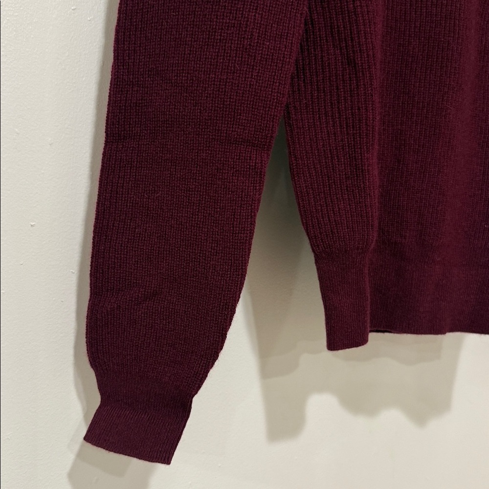 Ann Taylor Burgundy Turtleneck Sweater Sz XS - Picture 5 of 9